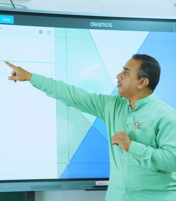 Teacher in Class Room