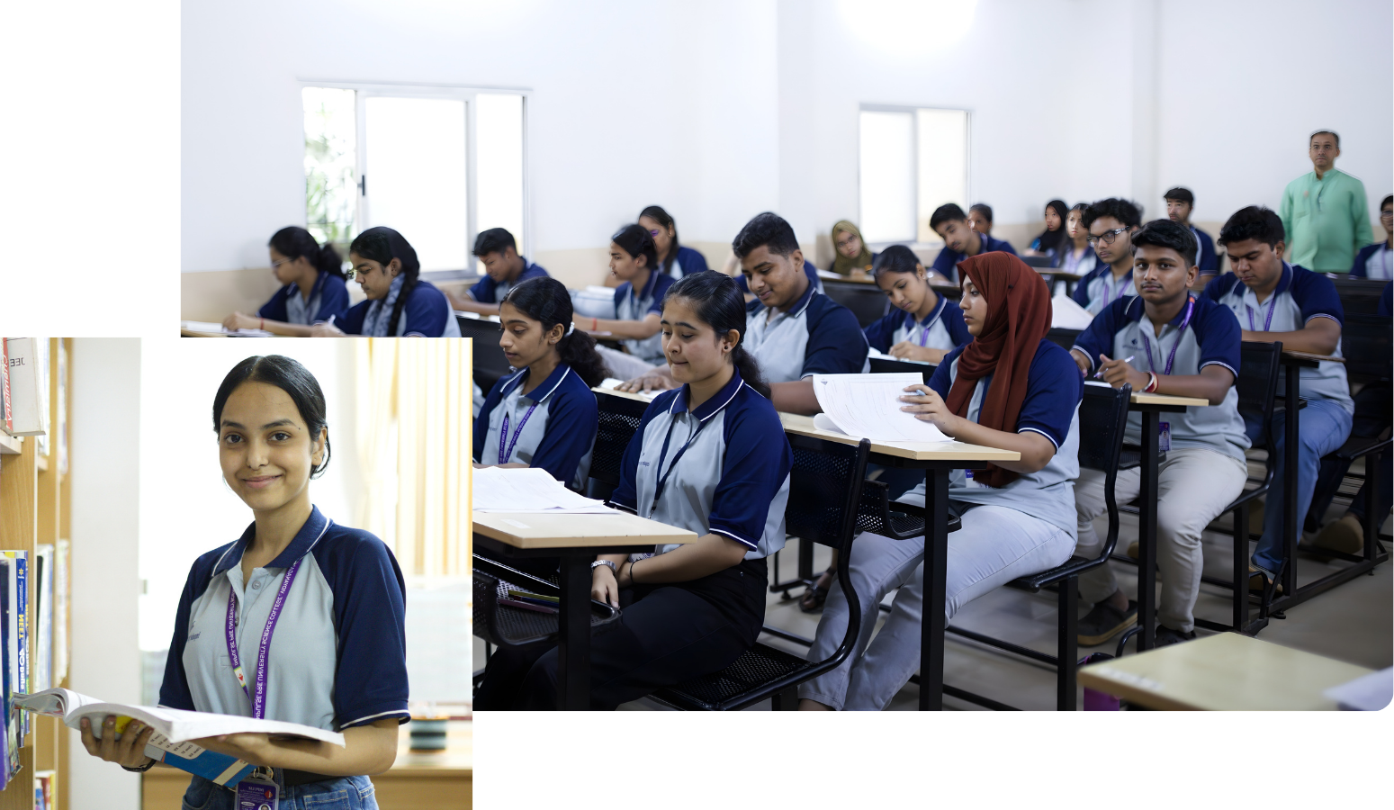 Students in class room